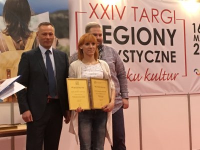 Nagroda dla stoiska Śląskiej Organizacji Turystycznej